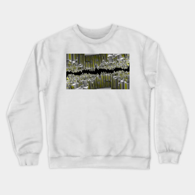 City Scape Crewneck Sweatshirt by Back Alley Creations